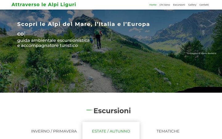 Captură de ecran a attraversolealpiliguri.eu