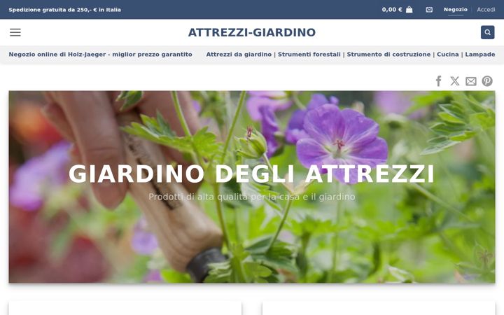 Screenshot of attrezzi-giardino.com