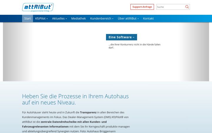 Screenshot of attribut.info