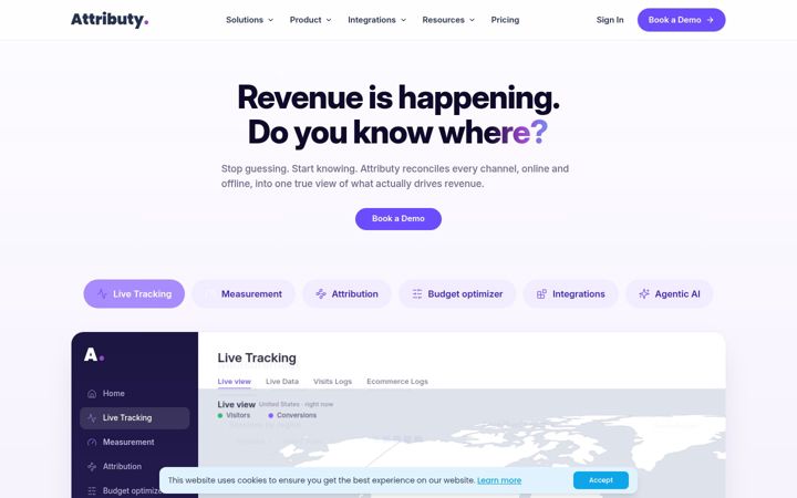 Screenshot of attributy.com