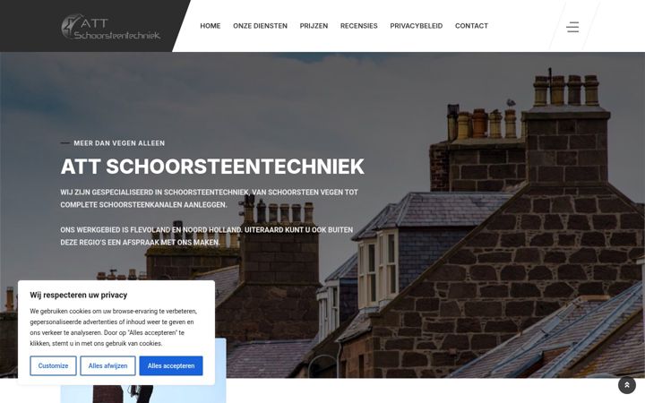 Screenshot of attschoorsteentechniek.nl