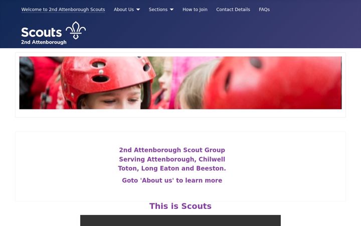 Screenshot of attscouts.org.uk