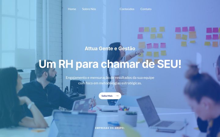Ekrano kopija attua.com.br