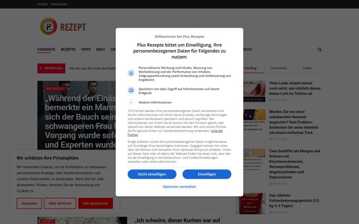 Ekrānuzņēmums no atu1.com