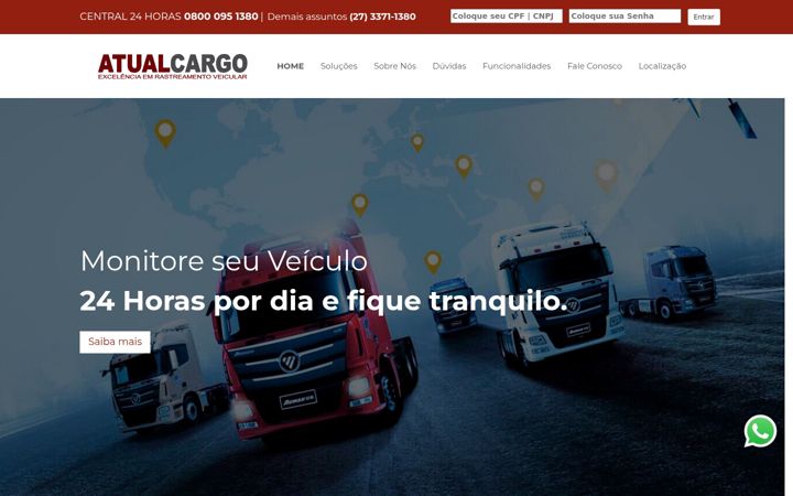Screenshot of atualcargo.com.br