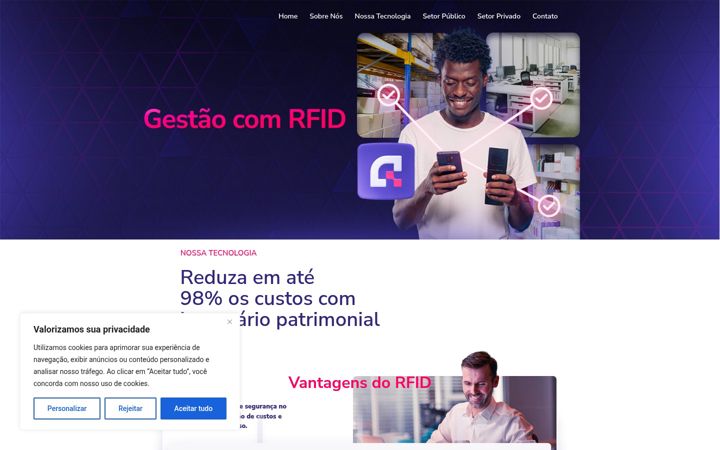 Screenshot of atualizasistemas.com.br