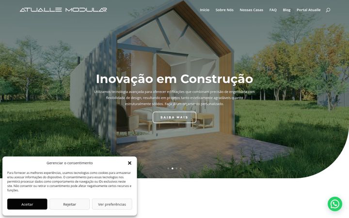 Screenshot of atuallemodular.com.br