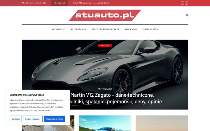 Screenshot of atuauto.pl