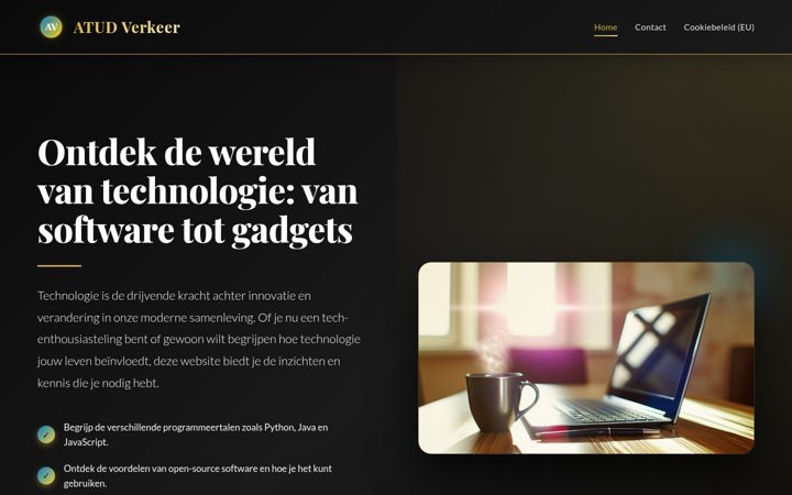 Screenshot of atudverkeer.nl