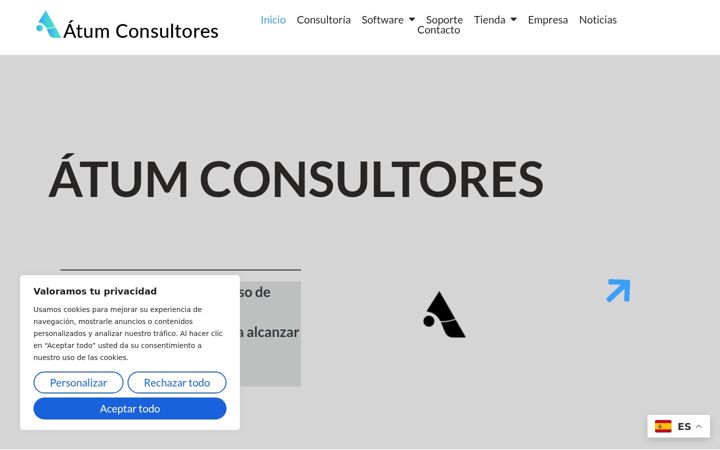 Screenshot of atumconsultores.com