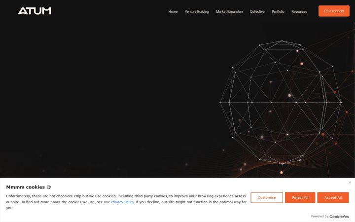 Screenshot of atumventures.com