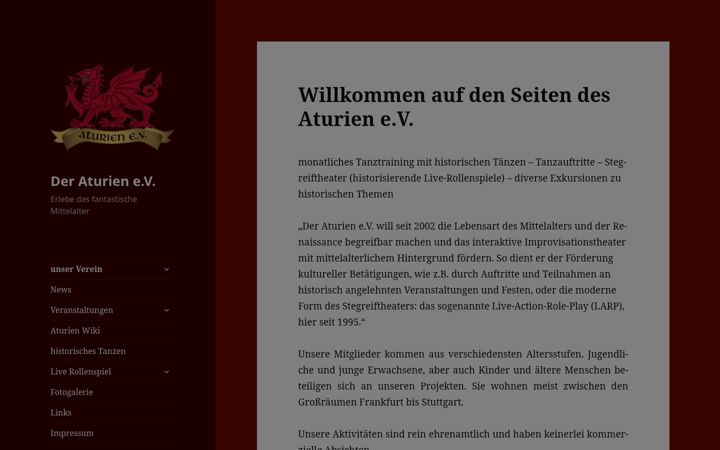 Screenshot of aturien-ev.de