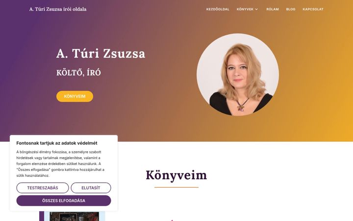 Screenshot of aturizsuzsa.hu