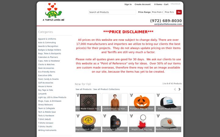 Screenshot of aturtlelovesme.com