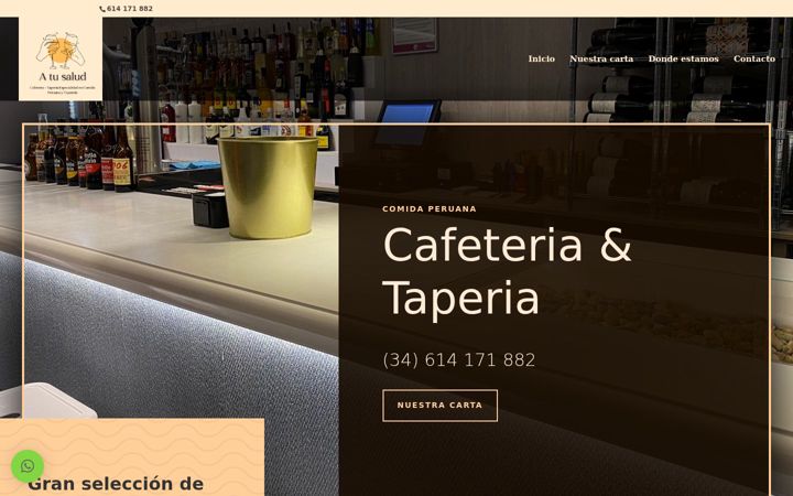 Screenshot του atusaludtaperia.com