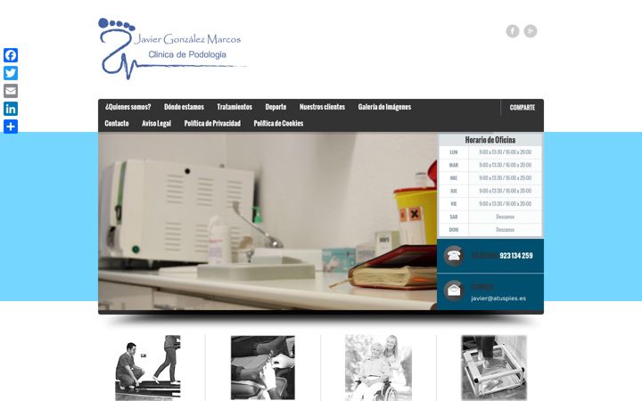 Screenshot of atuspies.es