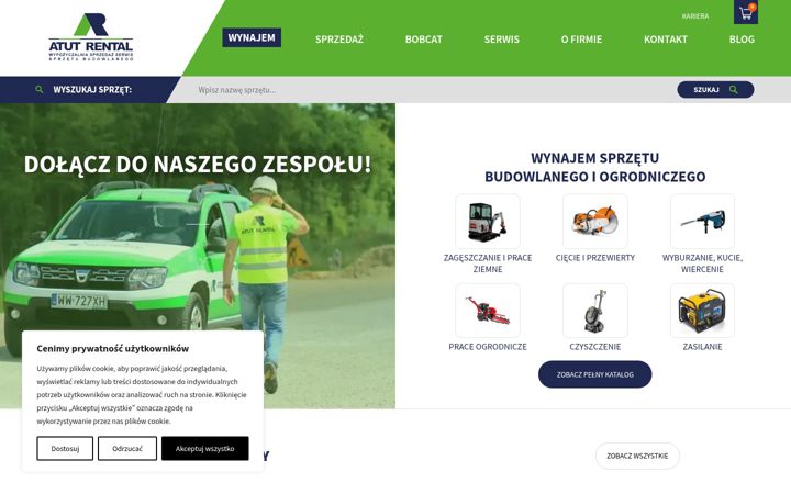 Screenshot του atutrental.com.pl
