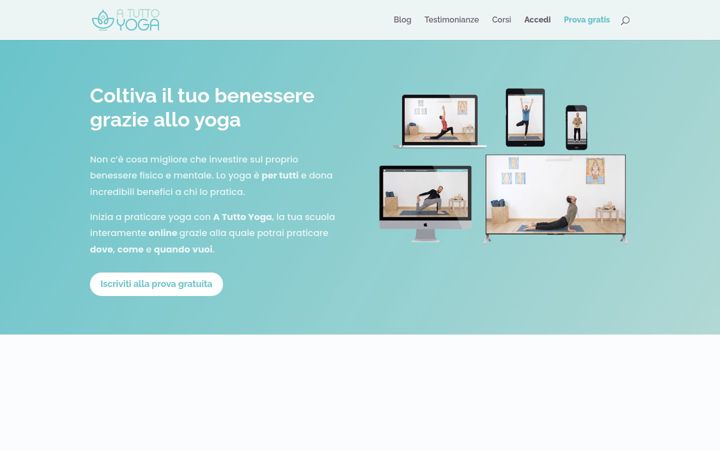 Screenshot of atuttoyoga.it
