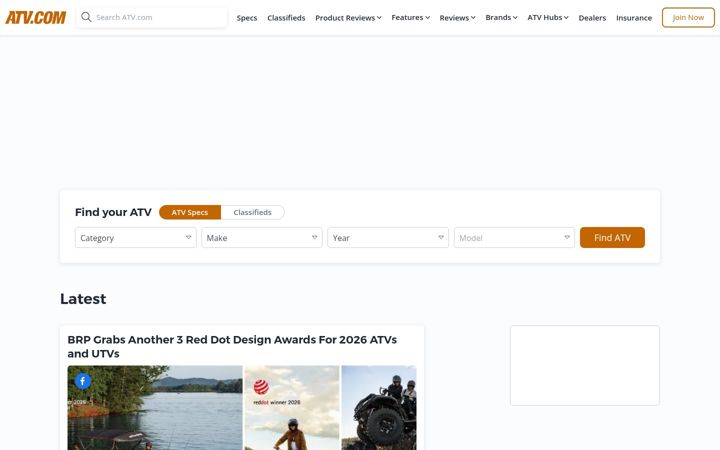 Screenshot di atv.com