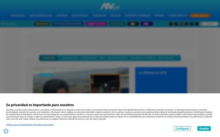 Screenshot of atv.pe