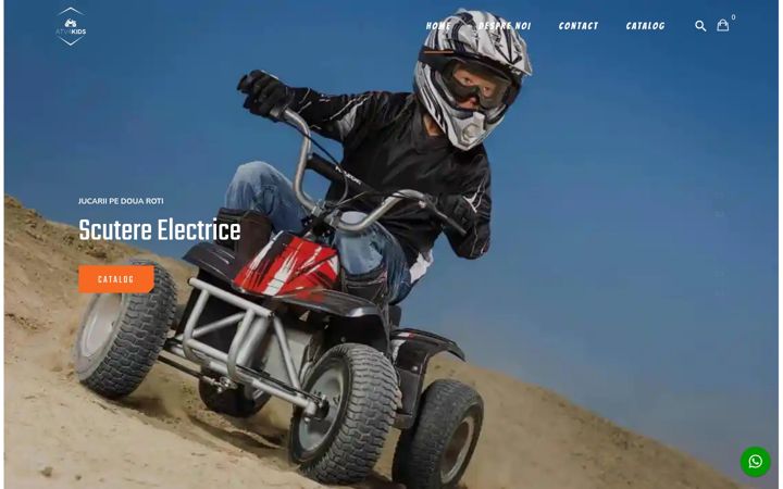 Ekrānuzņēmums no atv4kids.ro