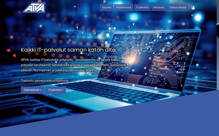 Screenshot of atva.fi
