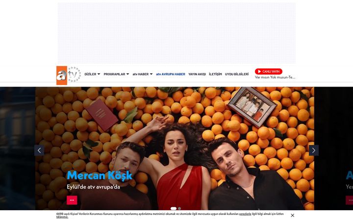Screenshot of atvavrupa.tv