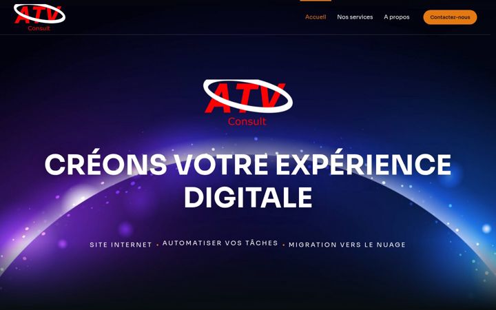 Screenshot of atvconsult.com