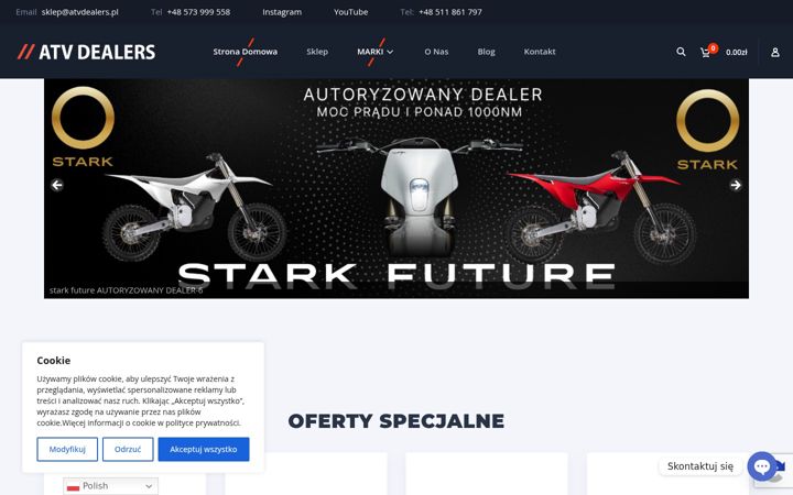 Screenshot of atvdealers.pl