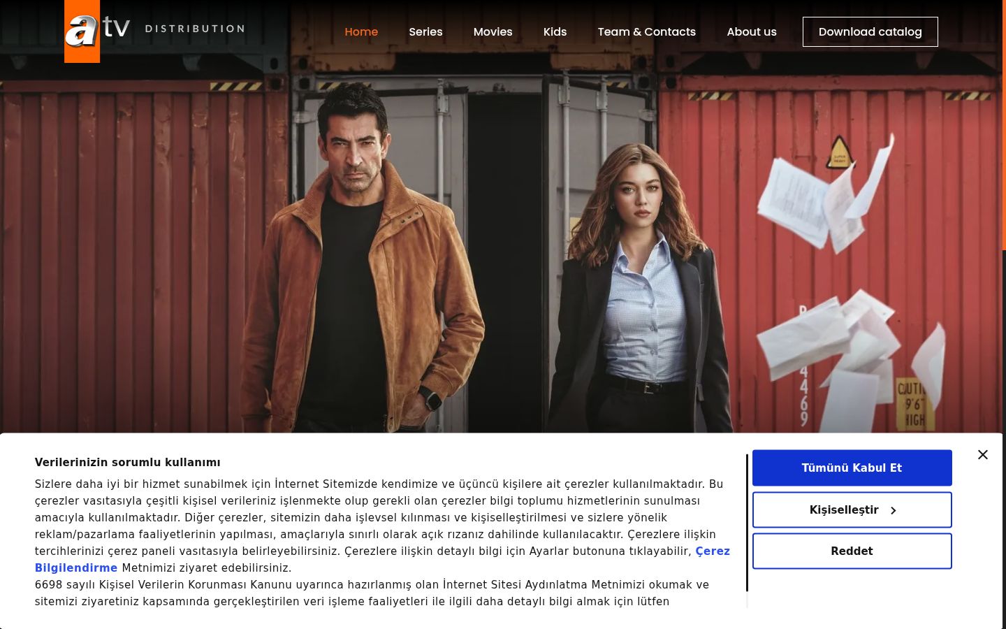 Skjermbilde av samtykkebanneret slik det vises før noen interaksjon