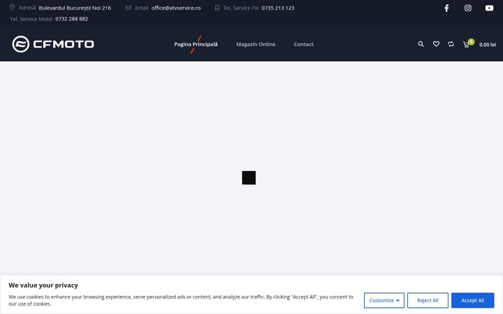Skärmbild av atvservice.ro