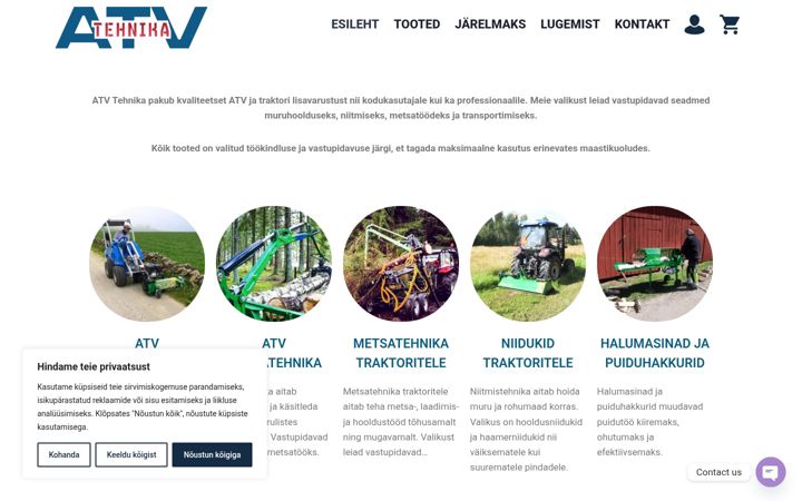 Screenshot of atvtehnika.ee