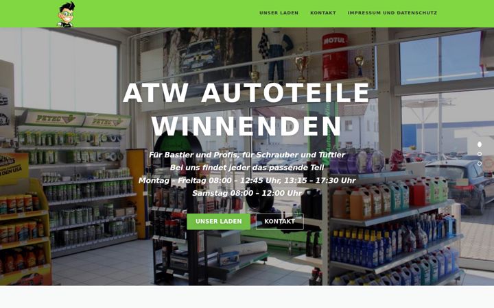 Screenshot stránky atw-autoteile-winnenden.de