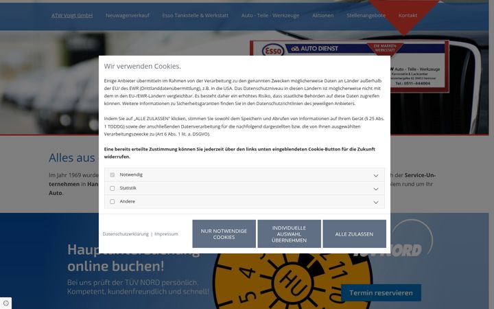 Screenshot of atw-voigt-gmbh.de