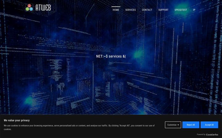 Screenshot of atweb.ro