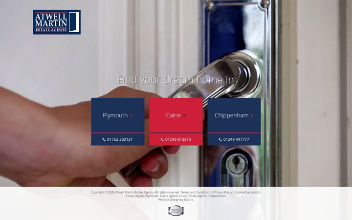 Screenshot of atwellmartin.co.uk