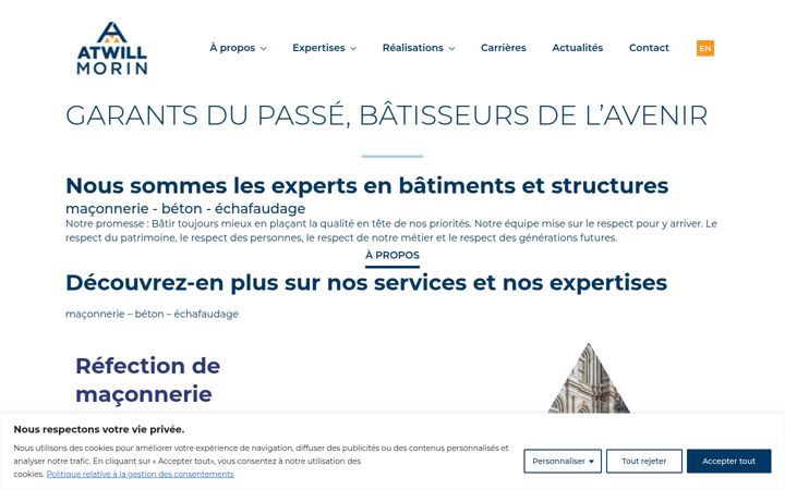 Screenshot ta' atwill-morin.com