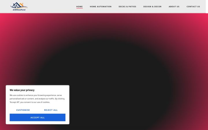 Screenshot of atwillowpond.com