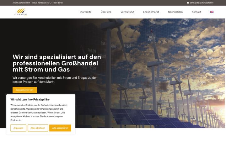 Screenshot of atwkapital.de