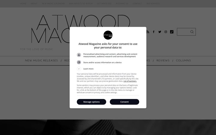Screenshot of atwoodmagazine.com