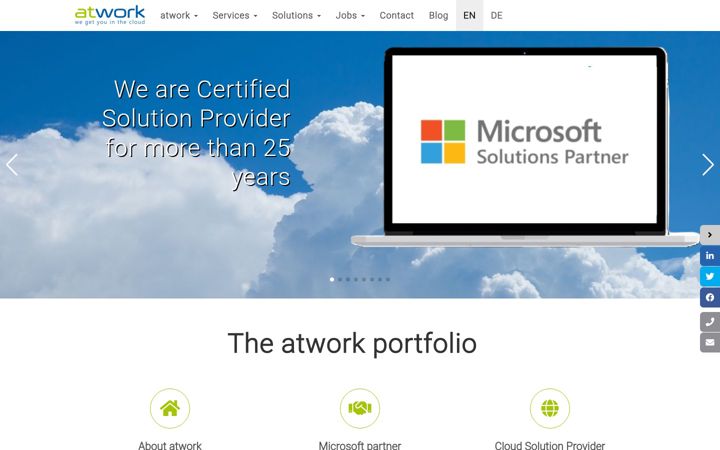 Screenshot of atwork-it.com