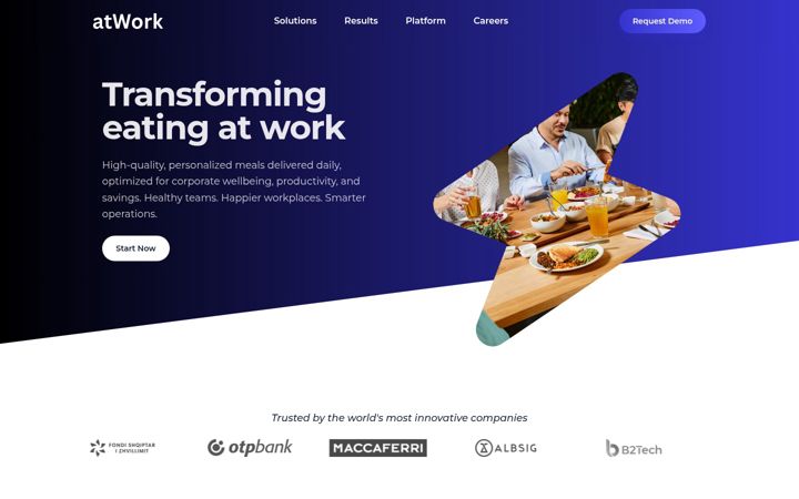 Screenshot of atworkapp.co