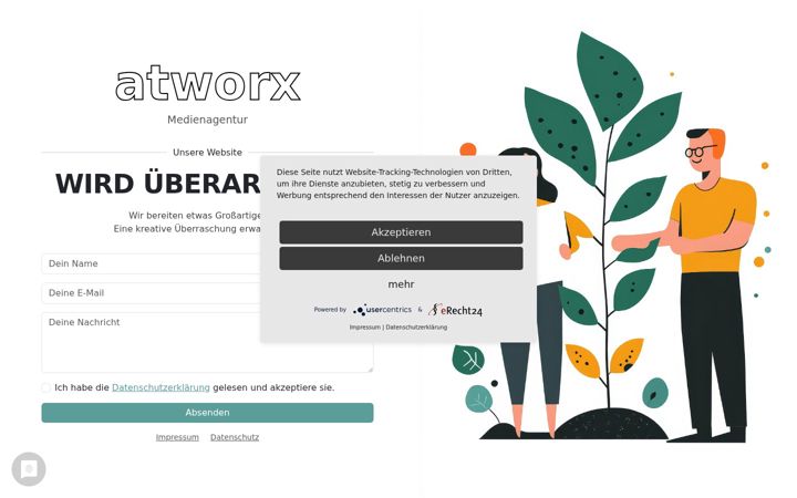 Screenshot of atworx.de