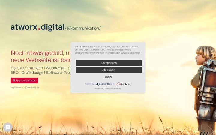 Screenshot von atworx.digital