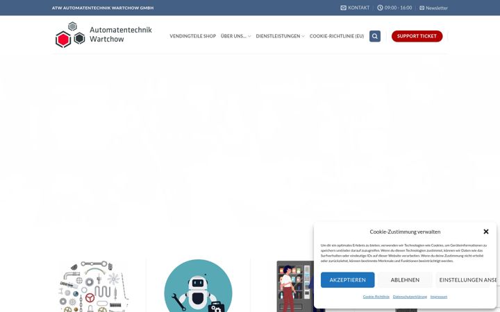 Screenshot of atwtechnik.de