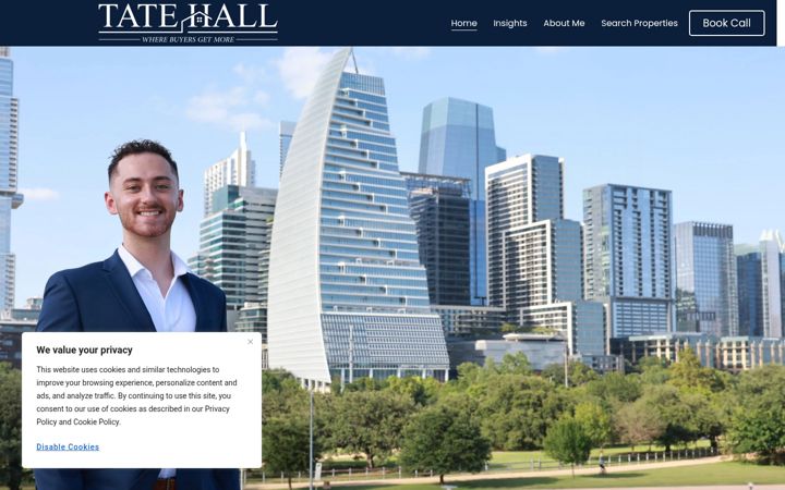 Screenshot of atxhomeswithtate.com