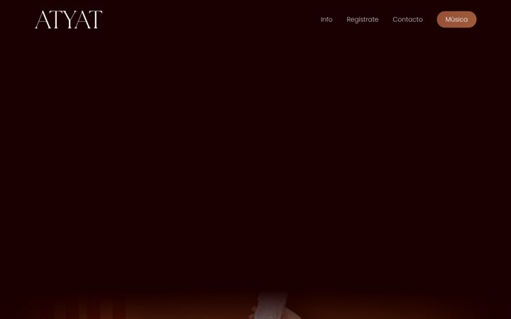 Captură de ecran a atyatmusic.com