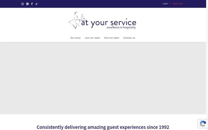 Kuvakaappaus sivustosta atyourservice.co.uk