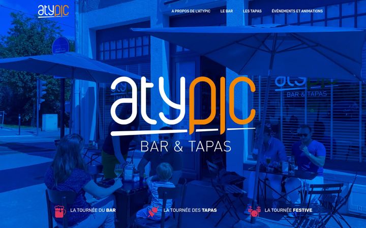 Екранна снимка на atypicbar.com