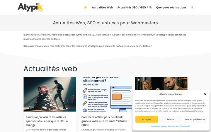 Screenshot of atypik.link